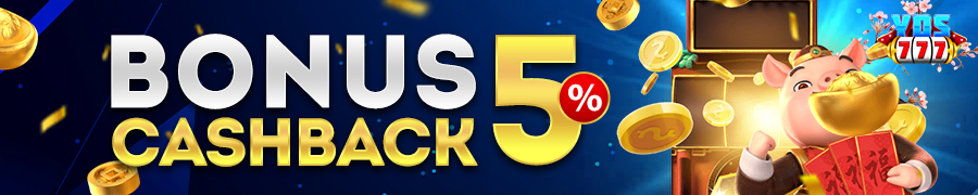 BONUS CASHBACK 5%